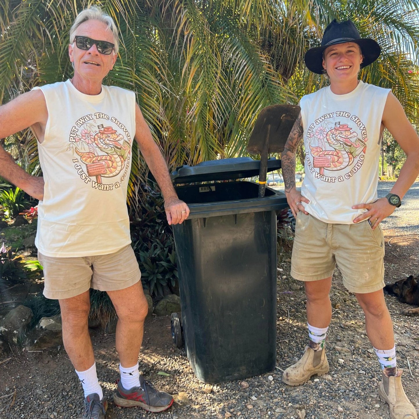 "Put away the shovel!" - Tank (Mens classic)