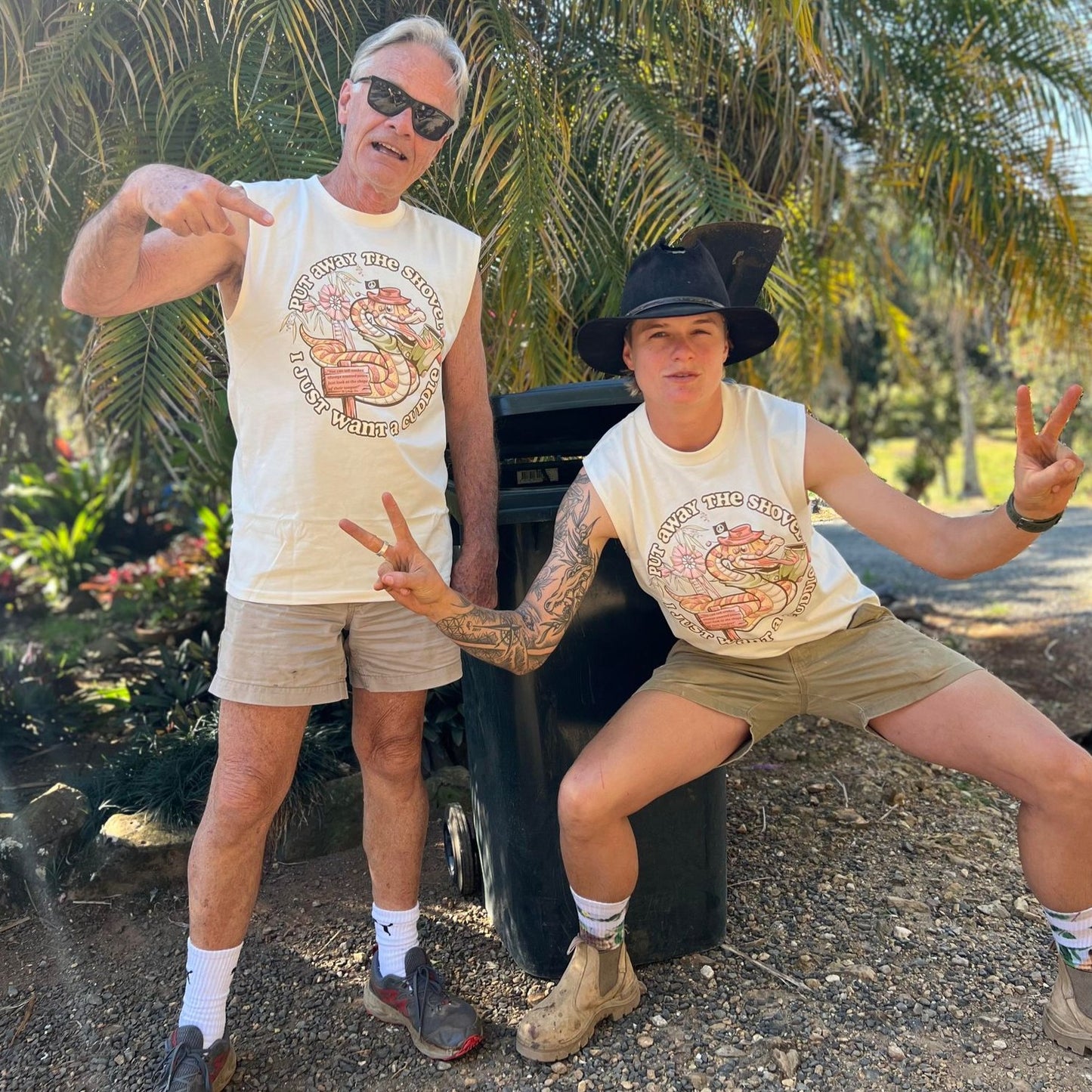 "Put away the shovel!" - Tank (Mens classic)