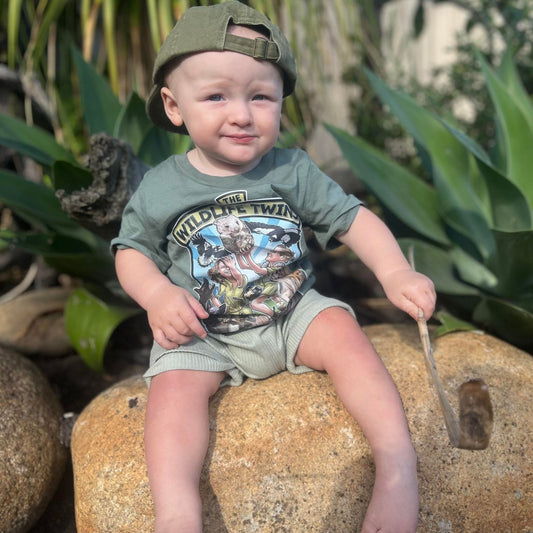 "THE BARTY PARTY" Kids Tee- Sage